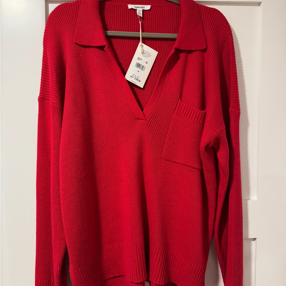Splendid Kristen Polo Sweater